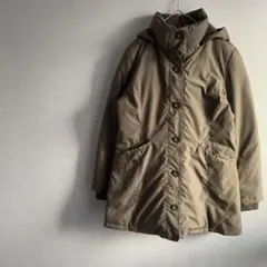 ✨美品✨【無印良品】良品計画　カーキ　フード付き　ダウンジャケット　S