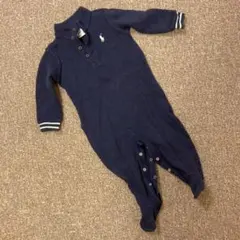 ラルフローレン 足付きロンパース　9M