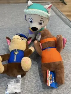 パウ・パトロール ぬいぐるみ 3体セット