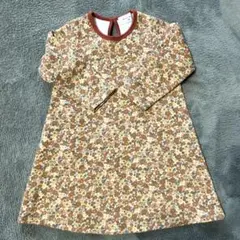 WILL MERY キッズ ワンピース 花柄 裏起毛 100cm