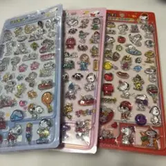 【新作】3枚セット スヌーピー ジュエリードロップ 立体シール ウォーターシール