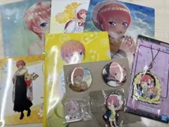 一番くじ　五等分の花嫁　一花　セット　イラボ　クリアファイル　缶バッジ