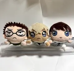 名探偵コナン 寝そべり キーチェーンマスコット 安室&スコッチ&風見