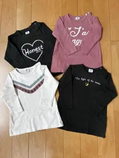 devirock 長袖Tシャツ&チュニック　90〜95センチ　4点セット