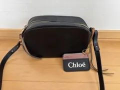 Chloé クロエ　ブラックショルダーバッグ