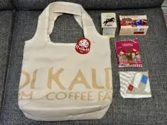 KALDI 2026 食品福袋 トートバッグ、紅茶、ハーブティー、グミ、手ぬぐいのサムネイル