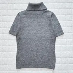 組曲SiS（KUMIKYOKU SiS） タートルネック 半袖 ニットセーター