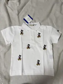 新品タグ付　プティマイン ミッキー ポロシャツ