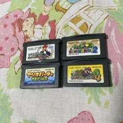マリオゲームソフト4本セット　ゲームボーイアドバンス