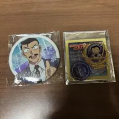 毛利小五郎 2点セット まとめ売り 缶バッジ アクリルスタンド 天文学者