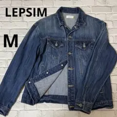 【美品】LEPSIM レプシィム デニムジャケット Gジャン M ゆったり