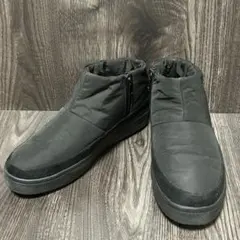 【美品】le coq sportif 25cm 厚底　ショートブーツ 防寒 軽量