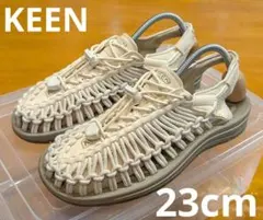 ゆうさん様専用 KEEN キーン ユニーク ストラップ サンダル オフホワイト