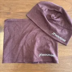 HOUDINI ビーニー・ネックウォーマーセット S