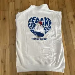 RED CAP GIRL AID ハーフジップスウェット