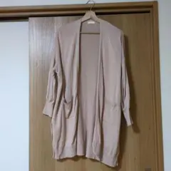 earth music&ecology ライトピンク カーディガン F