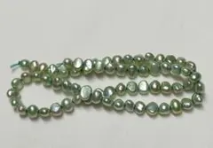 淡水パール　１本売り　フラット形　約30cm 4.5mm PB587