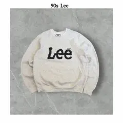 90s ✨Old✨Lee リー ヴィンテージ スウェット ビッグロゴ 裏起毛 L