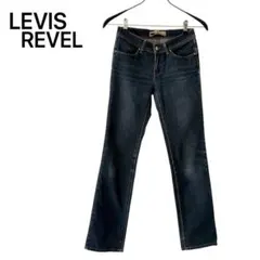 【美品】LEVI'S REVEL デニム　24 ジーンズ　インディゴ　パンツ