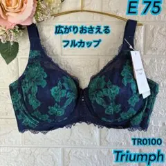 Triumph レッドレーベル 広がりおさえてすっきりブラE75❣️フルカップ︎