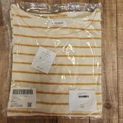 天竺ボーダーリラックス半袖Tシャツのサムネイル