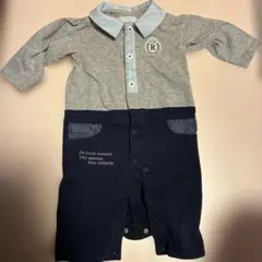 bebe 長袖ロンパース 70サイズ グレー・ネイビー