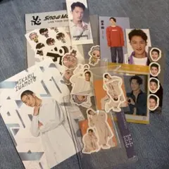 SnowMan 岩本照　フレークシール　メモ帳　デタカ