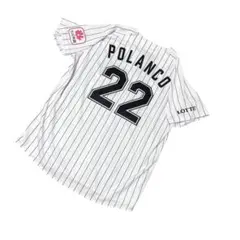 千葉ロッテマリーンズ ポランコ ユニフォーム Lサイズ 千葉ロッテマリーンズ ポランコ NCEユニフォーム 千葉ロッテ