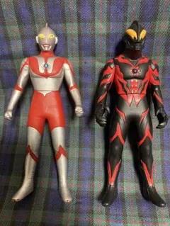 ウルトラマン ソフビ 500 フィギュア 2体セット