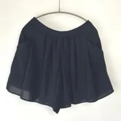 【LE CIEL BLEU】ネイビー フレアキュロットパンツのサムネイル