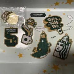 スターバックス®︎ リワード5周年記念のワッペンキーホルダーのサムネイル