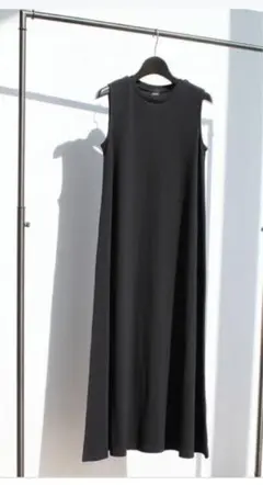 ノースリーブ タンクロングワンピース