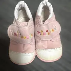 ミキハウス　11.5 うさこ　ピンク　ベビーシューズ