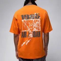 ジョーダン ブルックリン☆シャタバ☆オレンジ☆グラフィックT☆Lサイズ☆完売希少