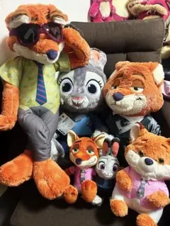 ズートピア ぬいぐるみ 5点セット