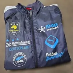 Puma サッカー ジャケット 140 ネイビー