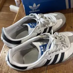 adidas SAMBA ホワイト ブラック スニーカー