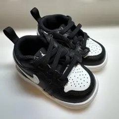 NIKE Jordan ベビーシューズ10cm ブラック ホワイト