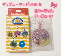 東京ディズニーランド 43周年 トゥーンタウン ミニー キーチェーン TDR