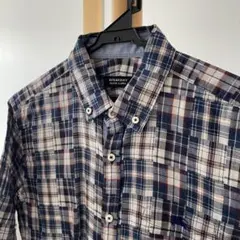 BURBERRY BLACK LABEL 半袖シャツ チェック　サイズ2