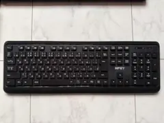 NPET キーボード ワイヤレス 無線 薄型 防撥水加工 日本語配列 WK10