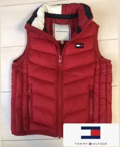 TOMMY HILFIGER 赤 ダウンベスト 92