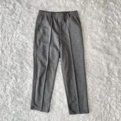 ピンタックイージーパンツ（M）グレー系　関西ファッション