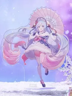 雪ミク2023 セット　ビッグアクリルスタンド ラバーマスコット　一番くじ