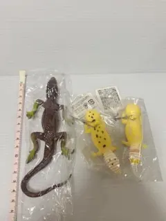 トカゲ フィギュア 3体セット ミニチュア