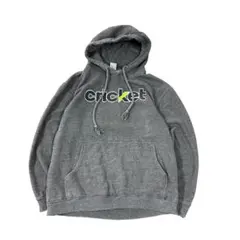 7AS11 ロゴ刺繍パーカー　フーディー　グレー　古着used