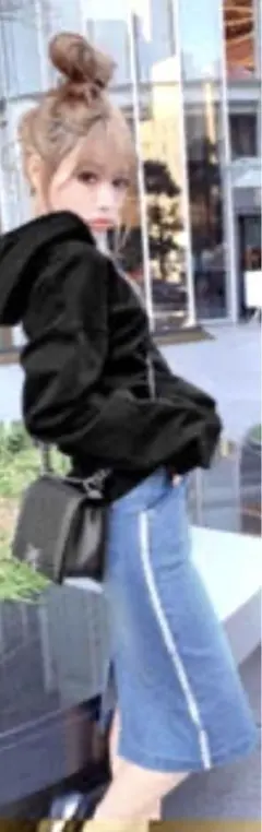 Rady ラインストーンデニムスカート