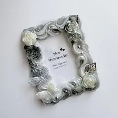 シルバー ブラック　ホイップデコ トレカケース