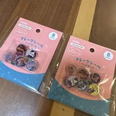 鉄道シール　おはじきシール　2セット　アミファ　セリア　キャンドゥ　ステッカー