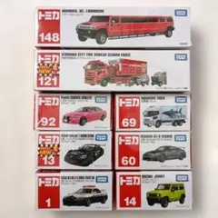 トミカミニカーセット 8種